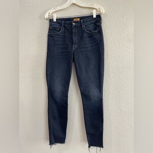 MOTHER the looker ankle fray coffee tea or me